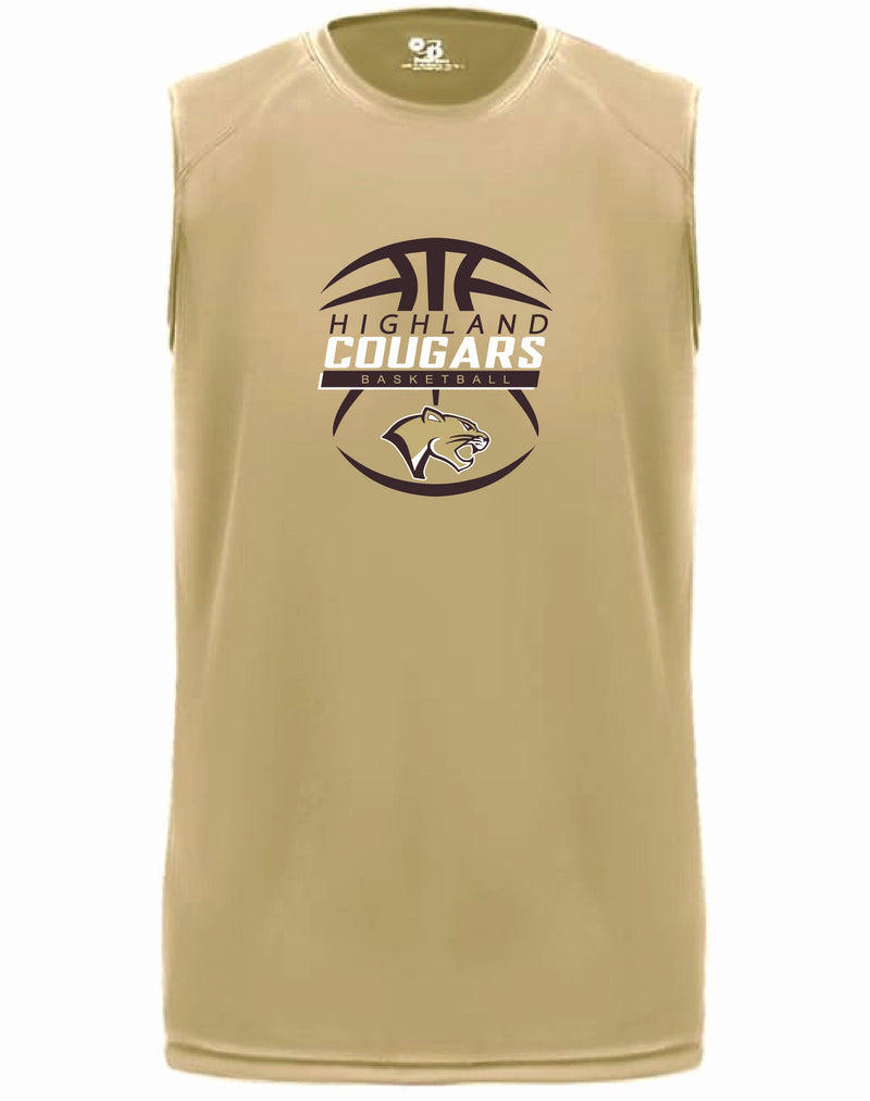 Highland Boys Basketball 2025 Sleeveless T-Shirt