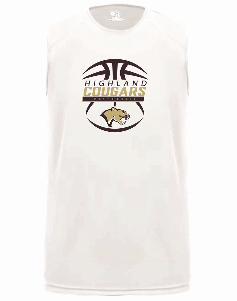 Highland Boys Basketball 2025 Sleeveless T-Shirt