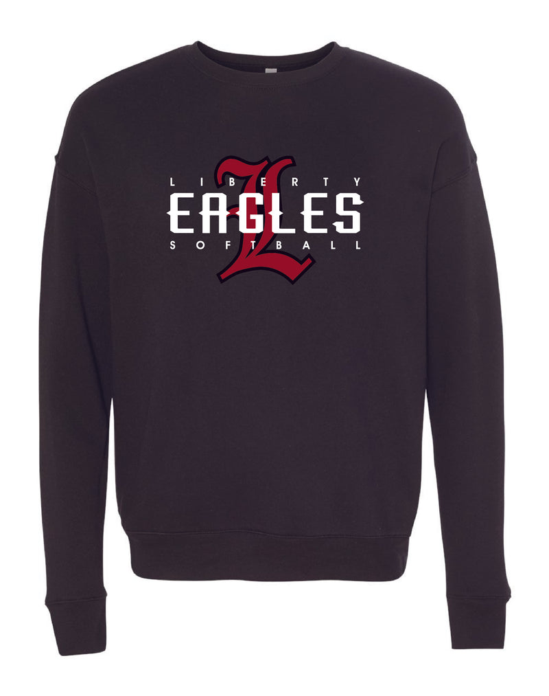 Liberty Softball 2024 Softstyle Crewneck Sweatshirt