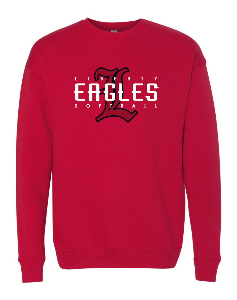 Liberty Softball 2024 Softstyle Crewneck Sweatshirt