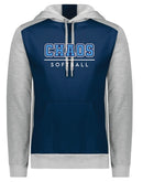 Chaos Softball Three-Season Triblend Hooded Sweatshirt