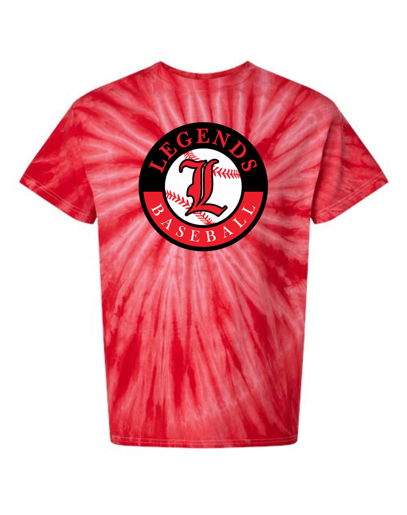 12U Legends Baseball 2024 Tie Dye T-Shirt