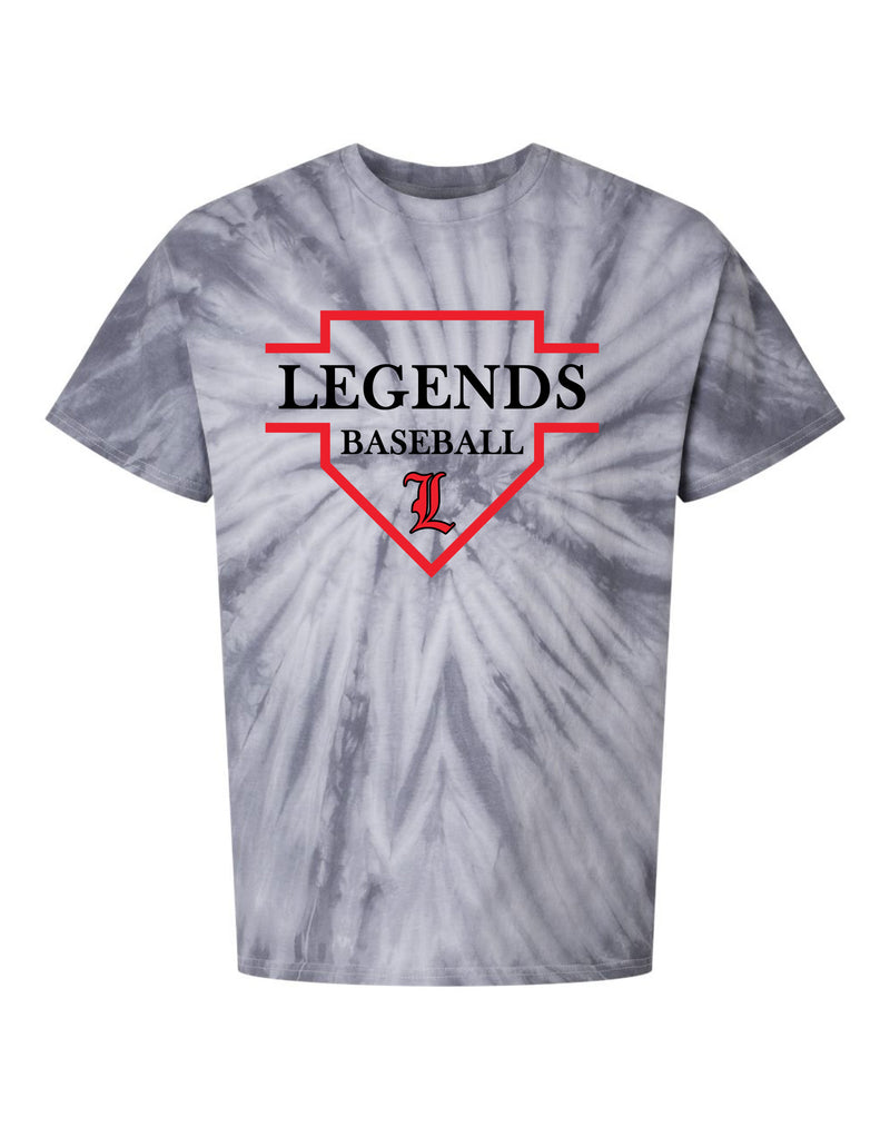 12U Legends Baseball 2024 Tie Dye T-Shirt