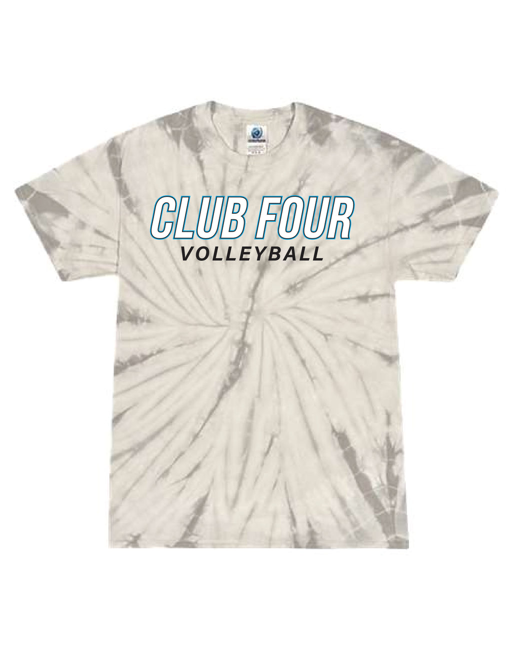 Club Four Volleyball 2026 Tie Dye T-Shirt