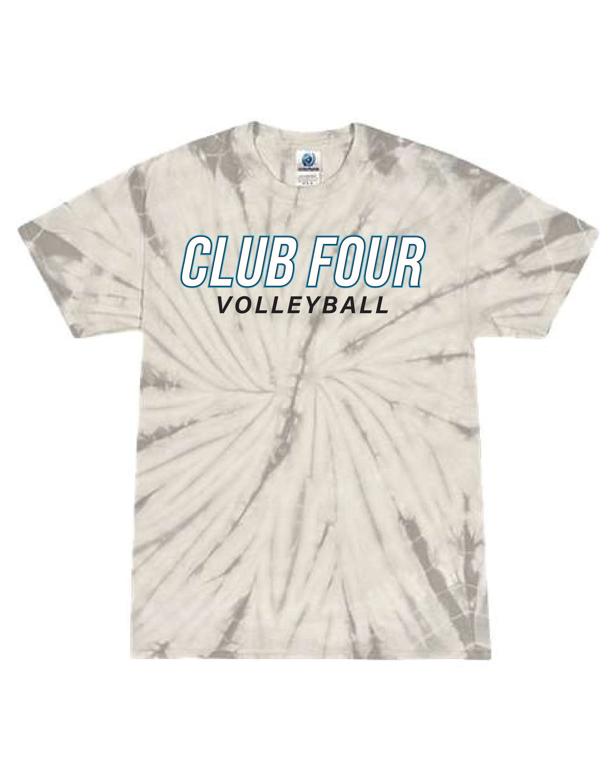 Club Four Volleyball 2026 Tie Dye T-Shirt