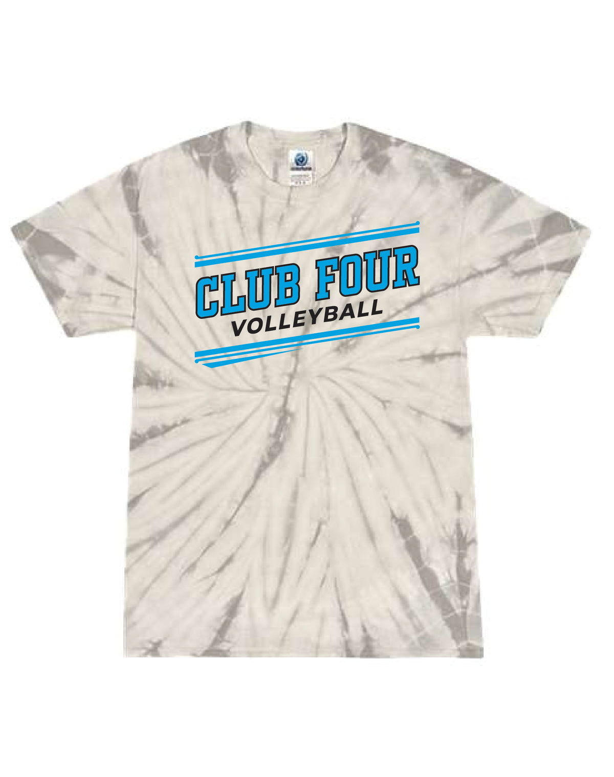 Club Four Volleyball 2026 Tie Dye T-Shirt