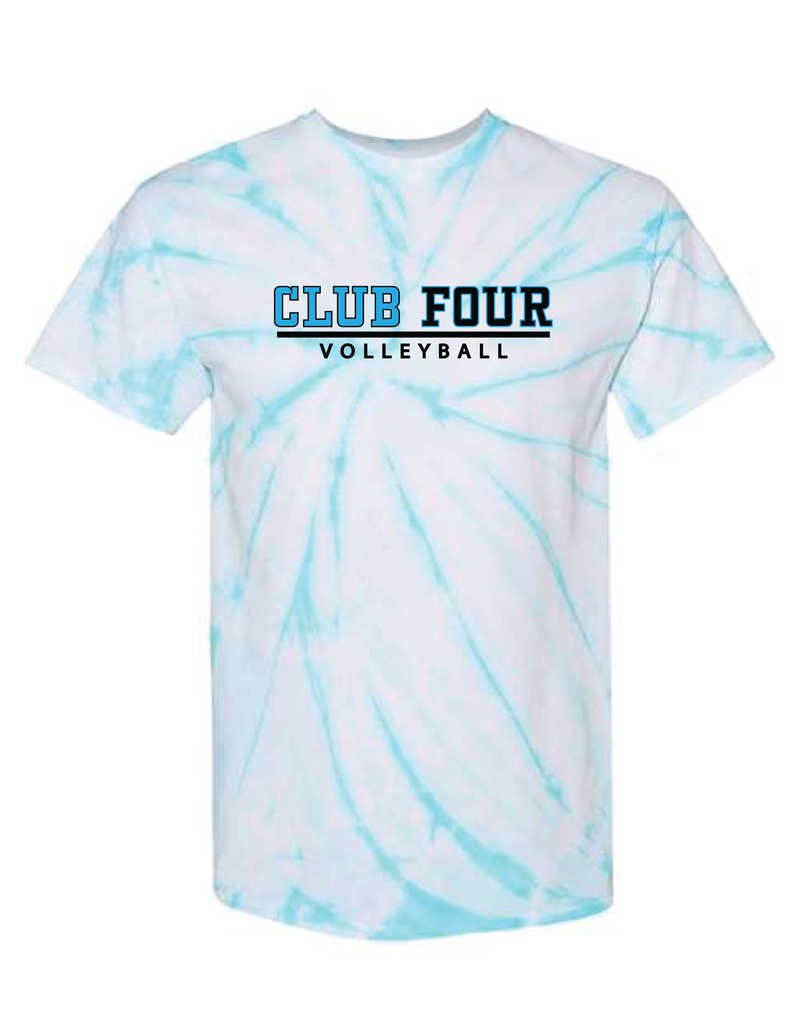 Club Four Volleyball Tie Dye T-Shirt