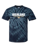 Highland Cougars Tie-Dyed T-Shirt