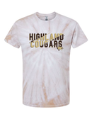 Highland Cougars Tie-Dyed T-Shirt