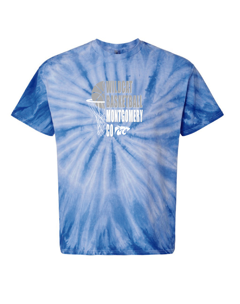 Montgomery County Basketball Tie Dye T-Shirt