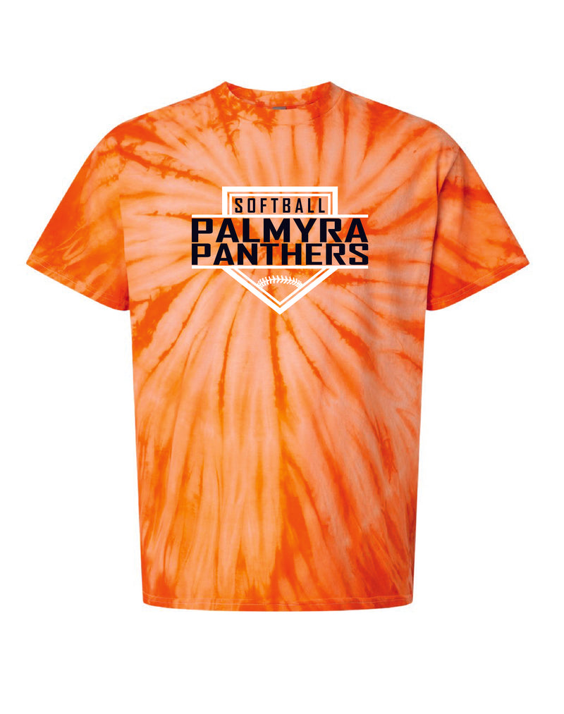 Palmyra Softball 2024 Tie Dye T-Shirt