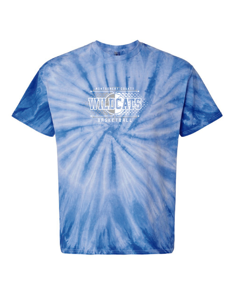 Montgomery County Basketball Tie Dye T-Shirt