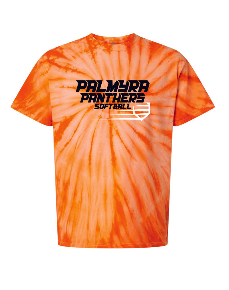 Palmyra Softball 2024 Tie Dye T-Shirt