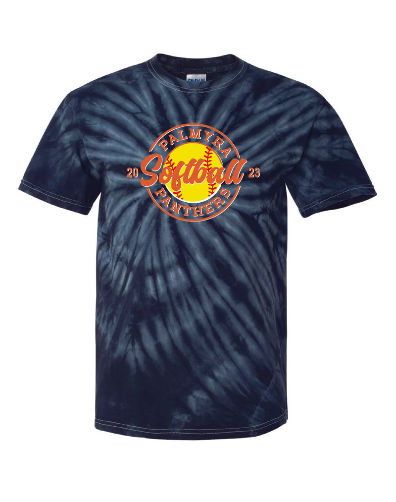 Palmyra Softball 2023 Tie-Dye T-Shirt