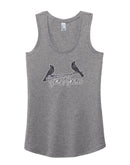 Gas House Baseball 2024 Ladies Tri-Blend Racerback Tank Top