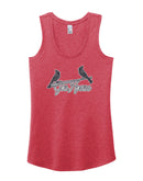 Gas House Baseball 2024 Ladies Tri-Blend Racerback Tank Top