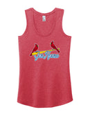 Gas House Baseball 2024 Ladies Tri-Blend Racerback Tank Top