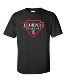 8U Legends Baseball 2024 T-Shirt