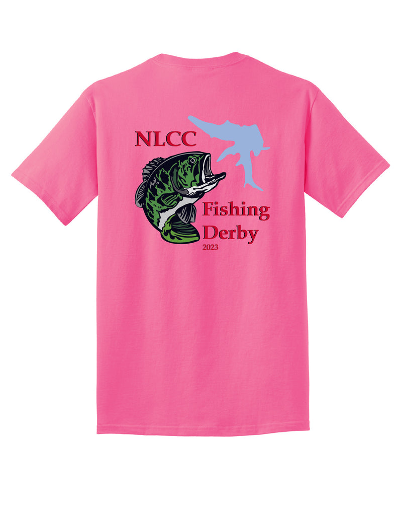 NLCC Fishing Derby 2023 Neon Pink T-Shirt