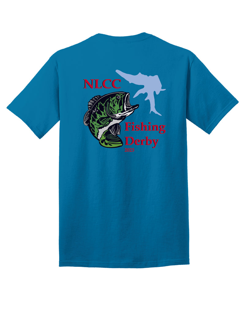 NLCC Fishing Derby 2023 Neon Blue T-Shirt
