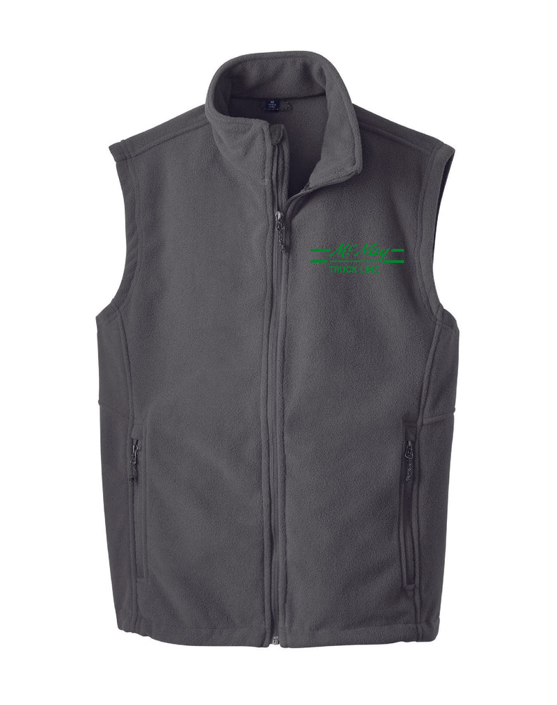 McNay Truck Line Fleece Vest