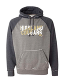 Highland Cougars Vintage Hooded Sweatshirt