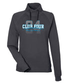 Club Four Volleyball 2026 Women's Waffle Cross-Neck Pullover