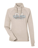 Club Four Volleyball 2026 Women's Waffle Cross-Neck Pullover