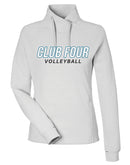 Club Four Volleyball 2026 Women's Waffle Cross-Neck Pullover