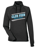 Club Four Volleyball 2026 Women's Waffle Cross-Neck Pullover