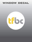 TFBC Circle Logo Window Decal