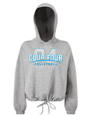 Club Four Volleyball 2026 Women's Cropped Maria Hoodie