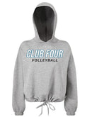 Club Four Volleyball 2026 Women's Cropped Maria Hoodie