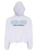 Club Four Volleyball 2026 Women's Cropped Maria Hoodie