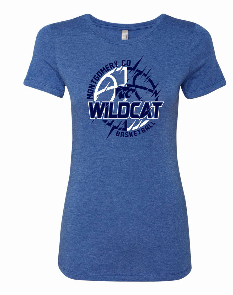 Montgomery County Basketball 2025 Women's Triblend tee