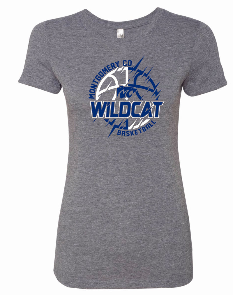 Montgomery County Basketball 2025 Women's Triblend tee
