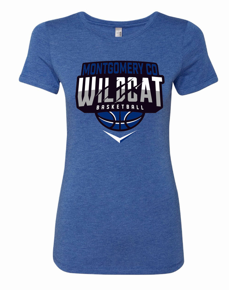 Montgomery County Basketball 2025 Women's Triblend tee