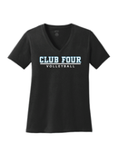 Club Four Volleyball Women's V-Neck Tee