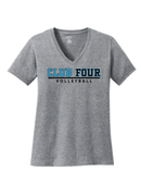 Club Four Volleyball Women's V-Neck Tee