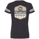 Highland Ladies V-Neck Vintage T-Shirt HHS Design