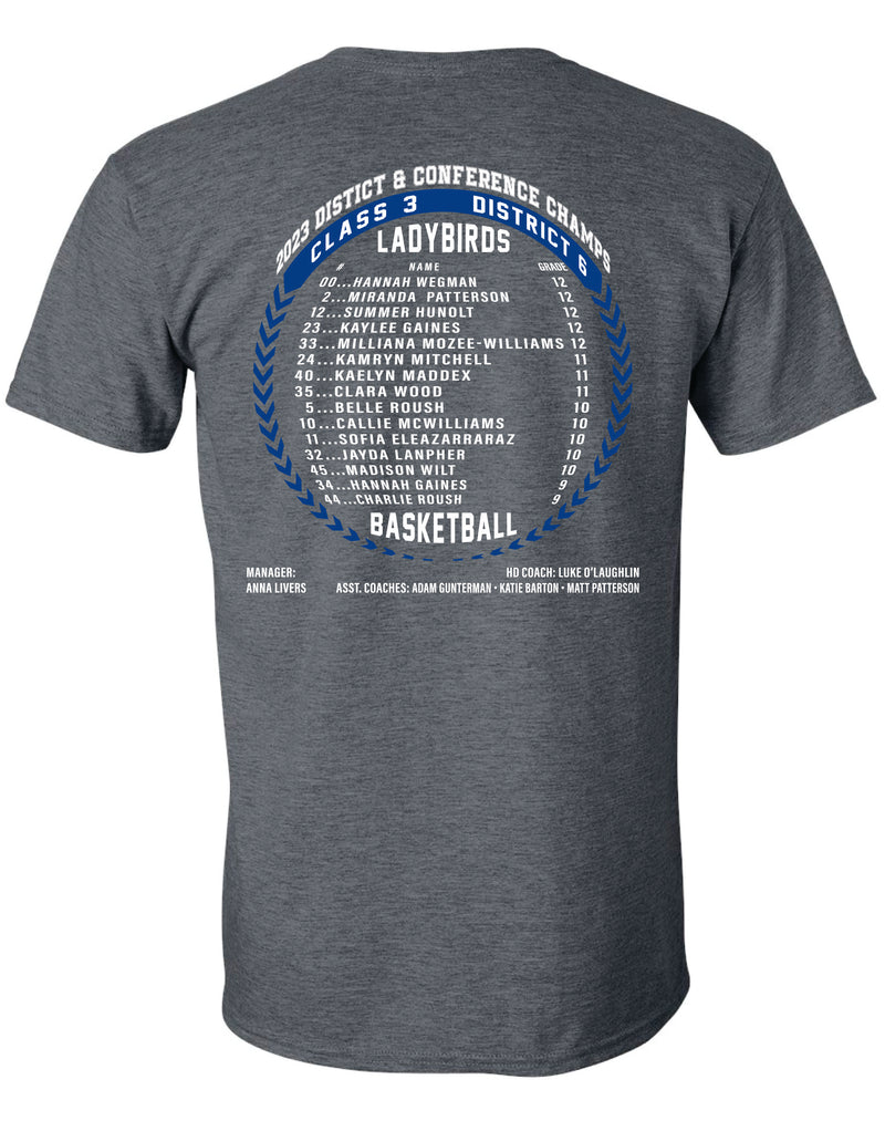 South Shelby Lady Birds District Champs Softstyle T-Shirt