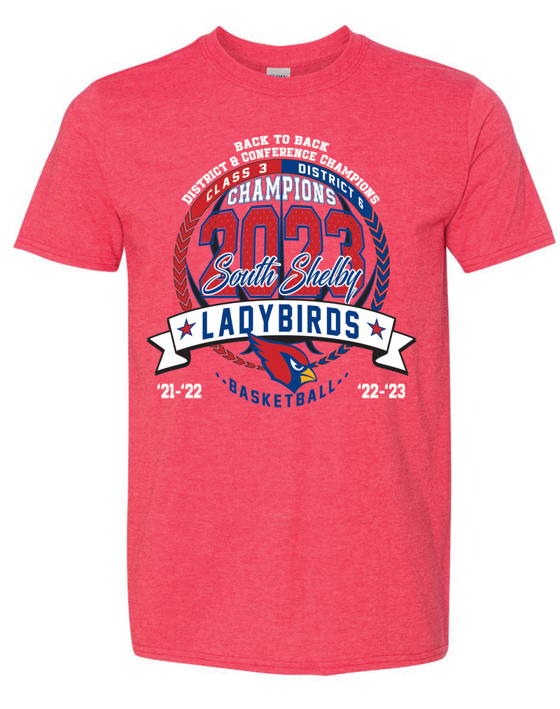 South Shelby Lady Birds District Champs Softstyle T-Shirt