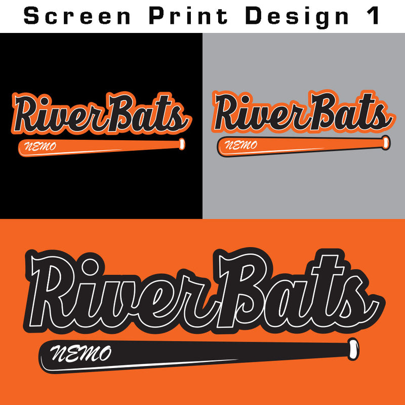 River Bats Baseball T-Shirt