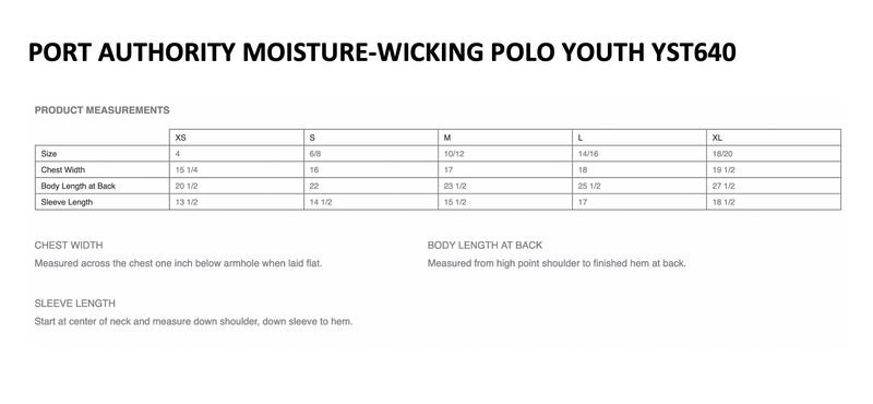 *DRESS CODE* St. Dominic Youth Moisture Wicking Polo
