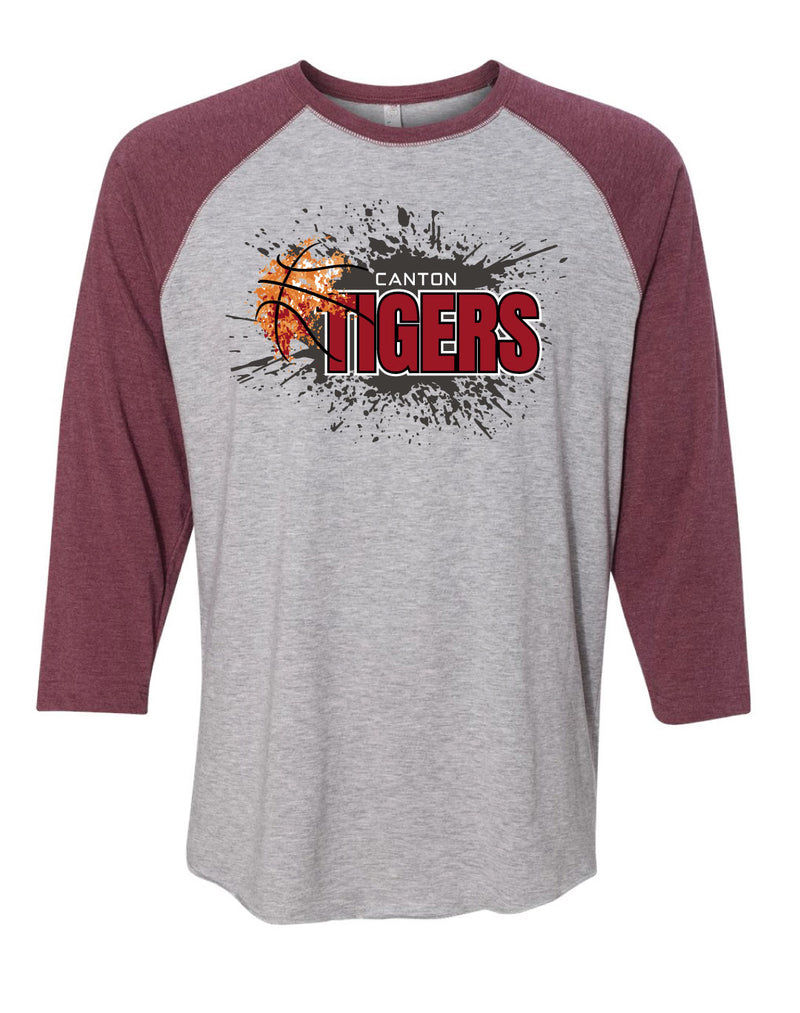 Canton Basketball 2022-2023 Baseball T-Shirt