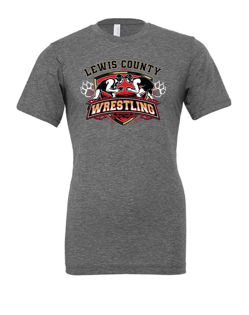Lewis County Youth Wrestling Softstyle T-Shirt