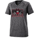Hannibal Pirates Ladies Electrify V-Neck Tee