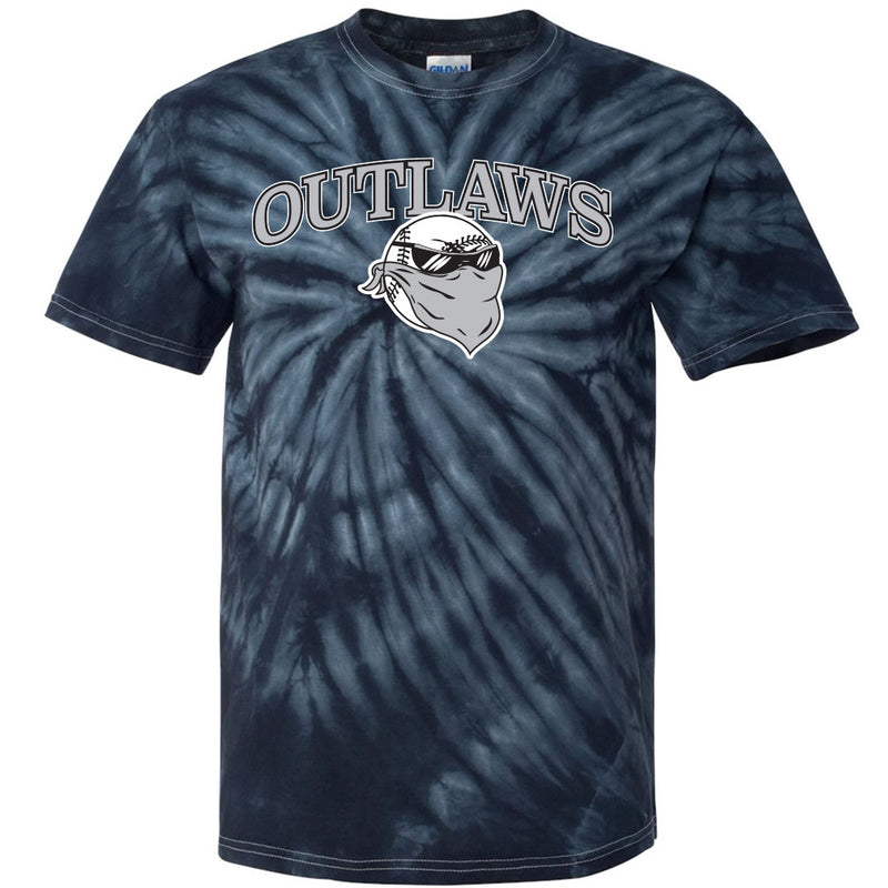 Outlaw Softball 2023 Tie Dye T-Shirt