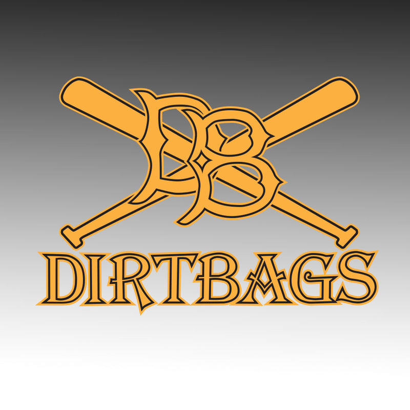 Dirtbag Baseball Window Decal