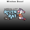 Marion City River Rats 2024 Window Decal